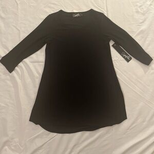 NWT Sympli Black Tunic Fit Shirt, Size‎ 4